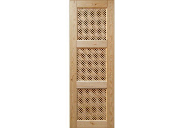 Дверь деревянная межкомнатная из массива сосны, № 3, X